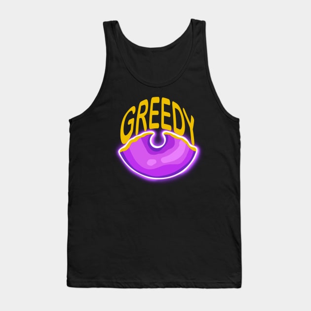 Greedy Tank Top by Inkoholic